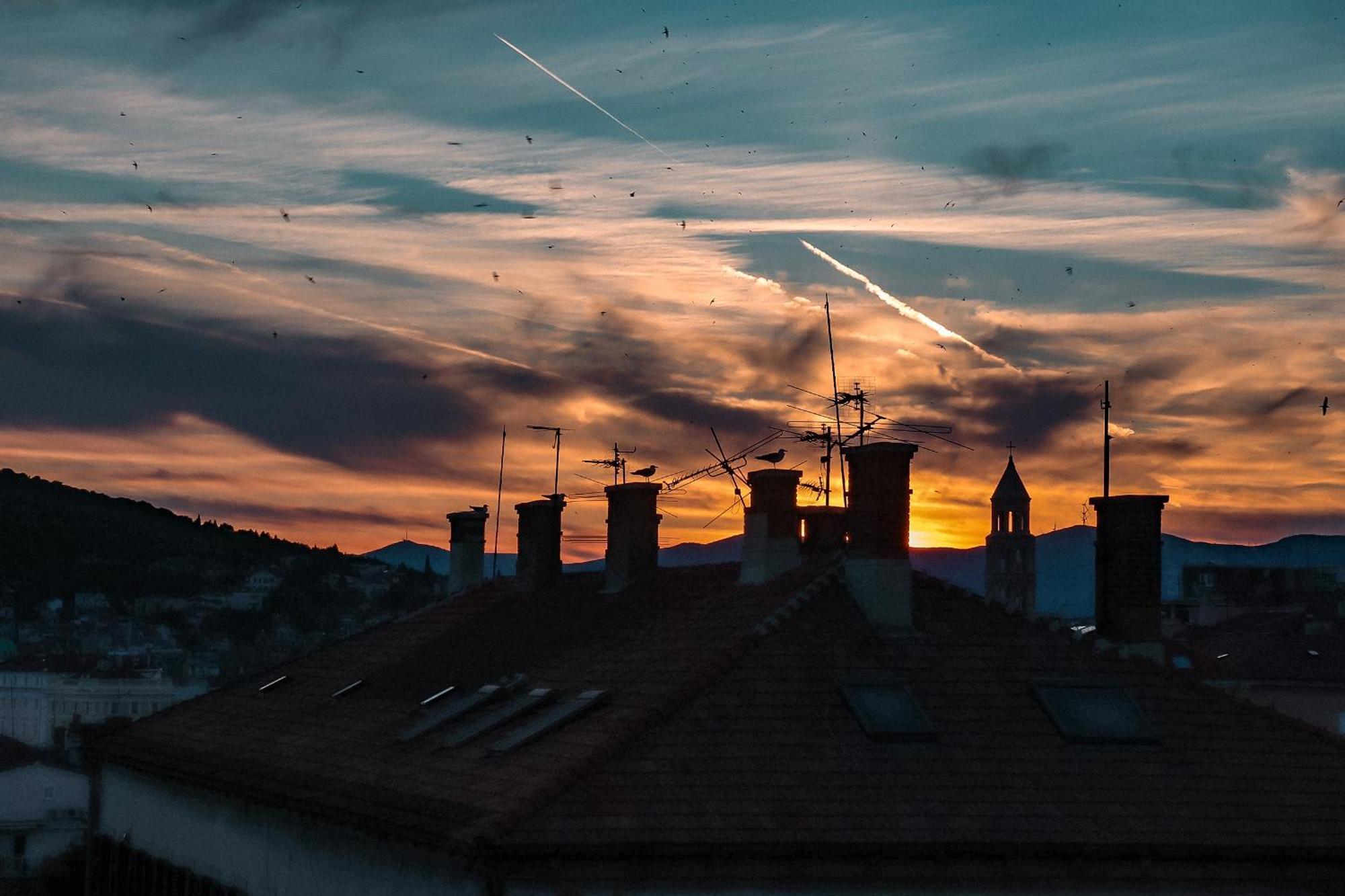 City Center Sunset Penthouse Split Eksteriør billede